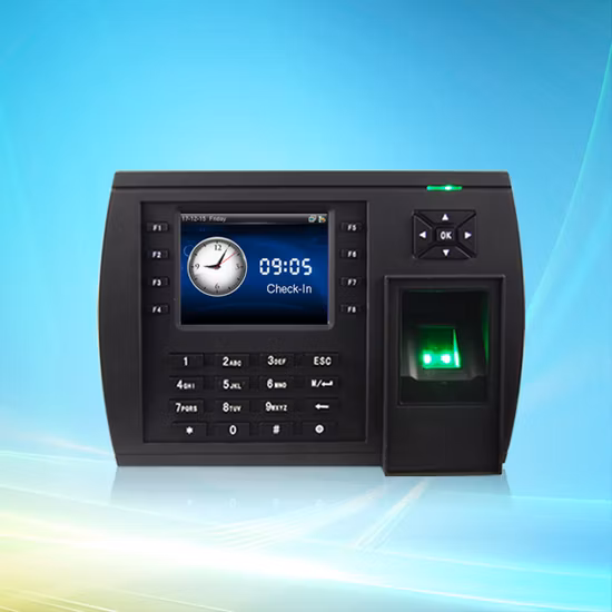 Large Capacity Biometric Fingerprint and Punch Card Time Attendance Machine