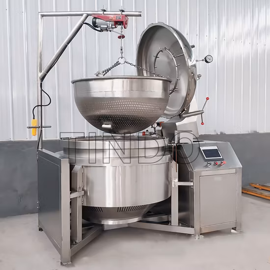 Machine électrique d'autocuiseur de vapeur de gaz grand équipement de cuisson automatique de contrôle de PLC