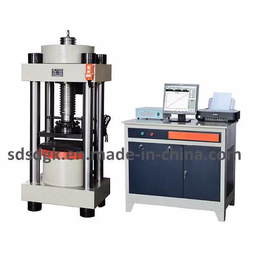 Équipement de machine d'essai de compression de pression de béton de contrôle par ordinateur (YAW-3000)